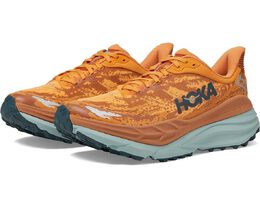 HOKA: Коричневые кроссовки 