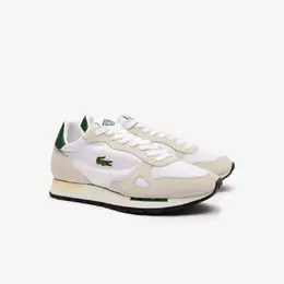 Lacoste: Белые кроссовки 