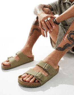 Birkenstock: Сандалии  Arizona цвета хаки