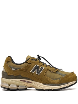 New Balance: Коричневые кроссовки  2002R