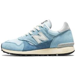 New Balance: Голубые кроссовки 