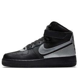 Nike: Чёрные кроссовки  Air Force 1