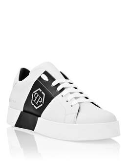 Philipp Plein: Белые кроссовки  Hexagon