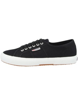 Superga: Чёрные кроссовки 