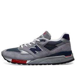 New Balance: Серые кроссовки 