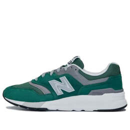 New Balance: Зелёные кроссовки  997