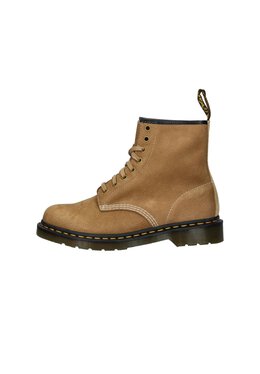 Dr. Martens: Бежевые ботинки 