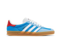 Adidas: Голубые кроссовки  Gazelle Indoor