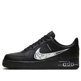 Nike: Чёрные кроссовки  Air Force 1