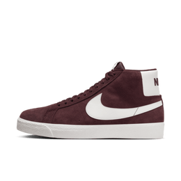 Nike: Бордовые кроссовки  SB Zoom Blazer Mid