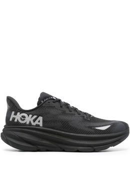 HOKA: Чёрные кроссовки 