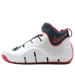 Nike: Белые кроссовки  Zoom Lebron 4