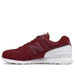 New Balance: Красные кроссовки  574