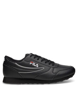 Fila: Чёрные кроссовки 