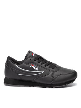 Fila: Чёрные кроссовки 