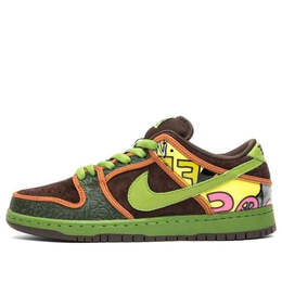 Nike: Коричневые кроссовки  SB Dunk Low