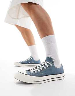 Converse: Синие кроссовки  Chuck 70 Ox