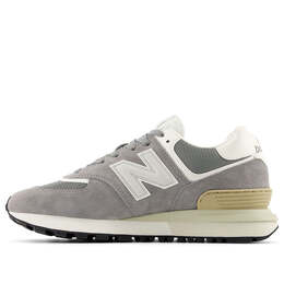 New Balance: Серые кроссовки  574