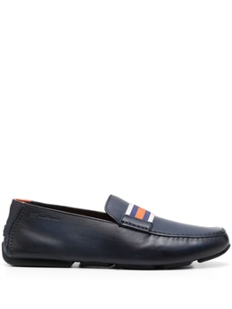 Santoni: Синие туфли 