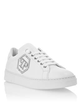 Philipp Plein: Белые кеды  Hexagon