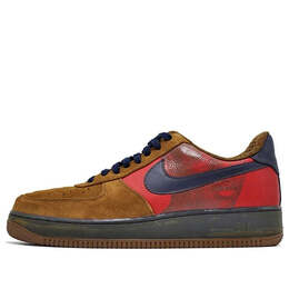 Nike: Коричневые кроссовки  Air Force 1