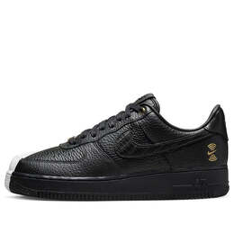 Nike: Чёрные кроссовки  Air Force 1