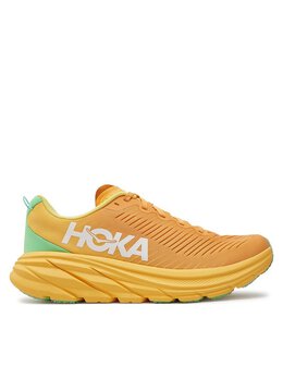 HOKA: Оранжевые кроссовки 