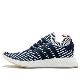 Adidas: Синие кроссовки  NMD_R2 Primeknit