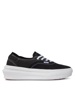 Vans: Чёрные кроссовки  Authentic