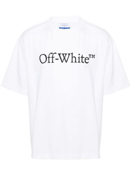 Off-White: Короткая футболка 