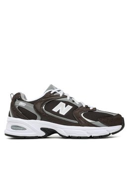 New Balance: Коричневые кроссовки 