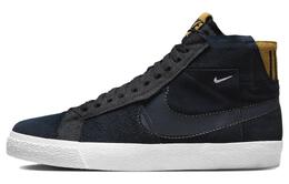 Nike: Чёрные кроссовки  Blazer Mid Premium