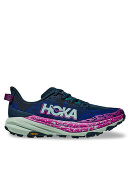 HOKA: Синие кроссовки 