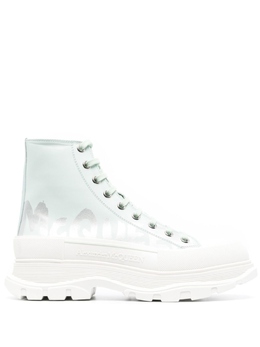 Alexander McQueen: Светлые кеды  Tread Slick