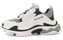 Balenciaga: Белые кроссовки  Triple S