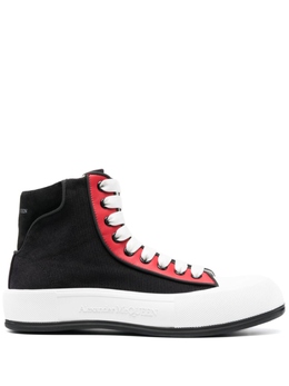 Alexander McQueen: Чёрные кеды  Tread Slick