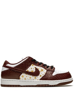 Nike: Коричневые кроссовки  SB Dunk Low