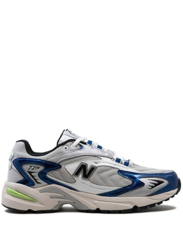 New Balance: Голубые кроссовки 