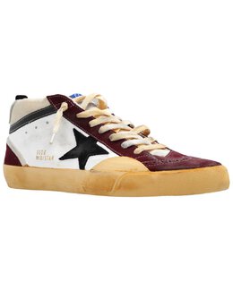 Golden Goose: Бежевые кроссовки  Mid Star