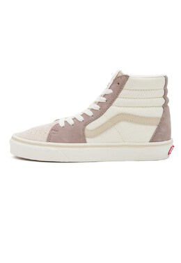 Vans: Бежевые кроссовки  Sk8-Hi