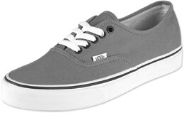 Vans: Серые кроссовки  Authentic