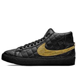 Nike: Чёрные кроссовки  SB Blazer Mid