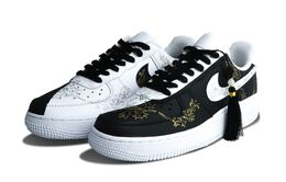 Nike: Чёрные кроссовки  Air Force 1