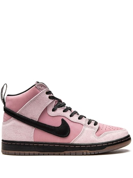 Nike: Розовые кроссовки  SB Dunk High Pro