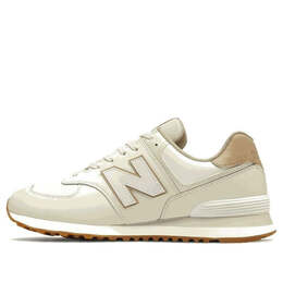 New Balance: Бежевые кроссовки  574