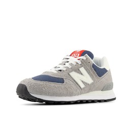 New Balance: Серые кроссовки  574