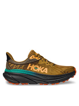 HOKA: Коричневые кроссовки 