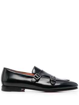 Santoni: Чёрные туфли 