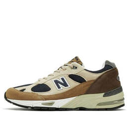 New Balance: Коричневые кроссовки  991