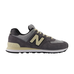 New Balance: Серые кроссовки  574